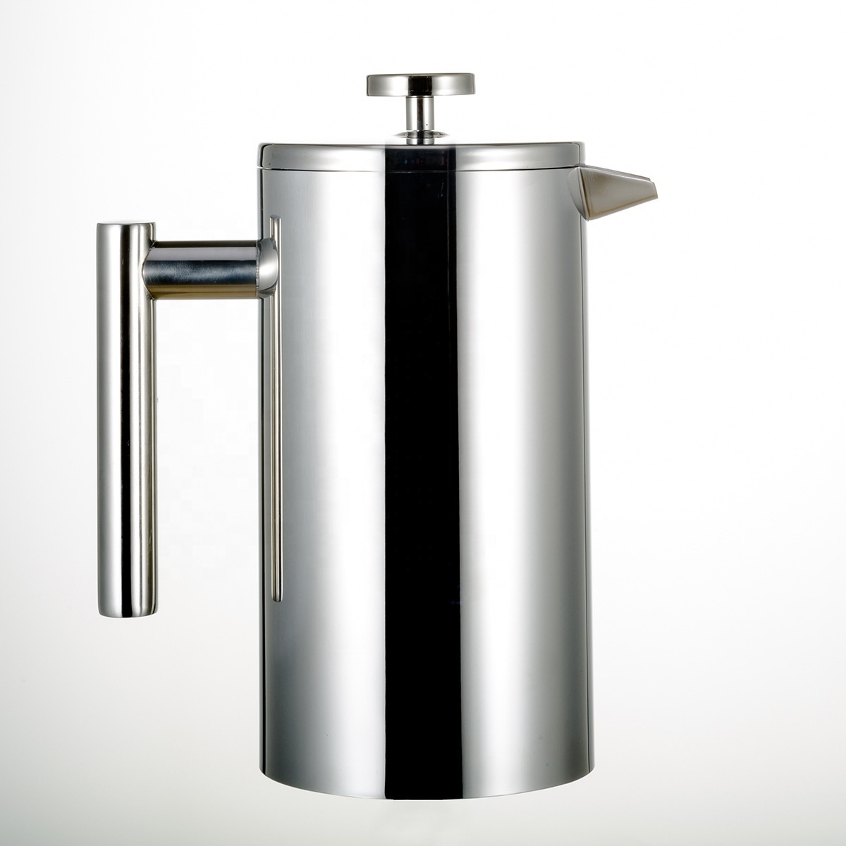 French Press Coffee Maker 304 Grade Stainless Steel Insulated Coffee Press Milk Frother