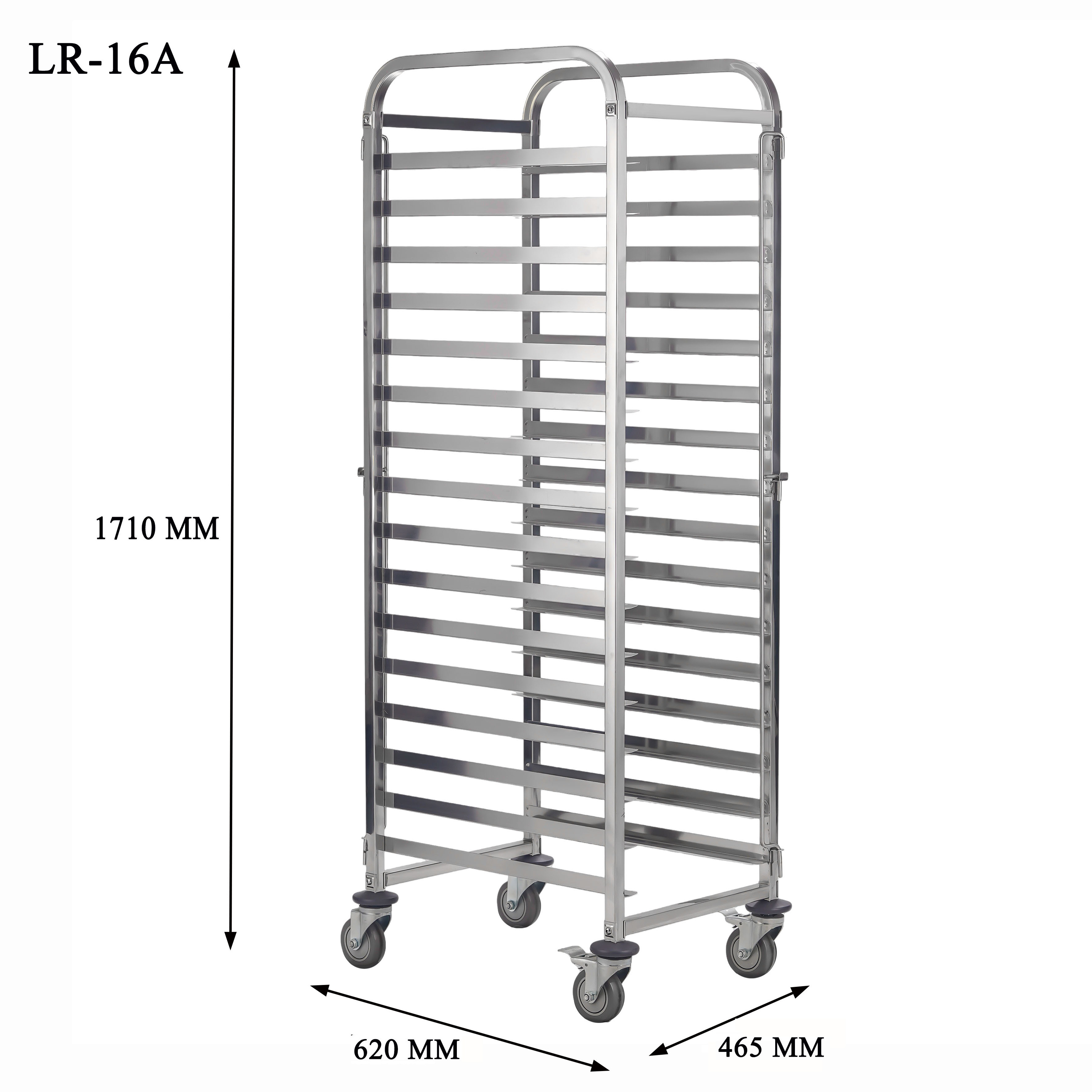 JMYINGRI Stainless Steel Commercial Use Cooling Food Drying Bakery Tray Rack Trolley For 600*400 Tray