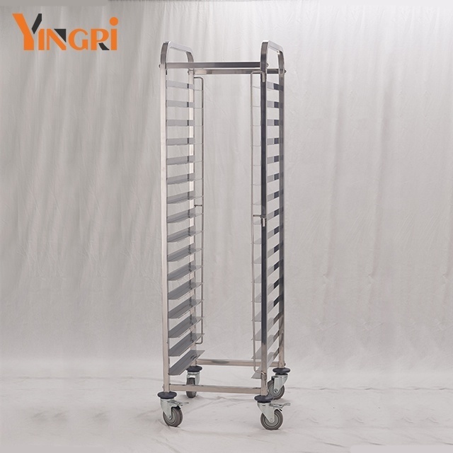 JMYINGRI Stainless Steel Commercial Use Cooling Food Drying Bakery Tray Rack Trolley For 600*400 Tray