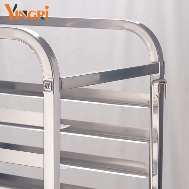 JMYINGRI Stainless Steel Commercial Use Cooling Food Drying Bakery Tray Rack Trolley For 600*400 Tray