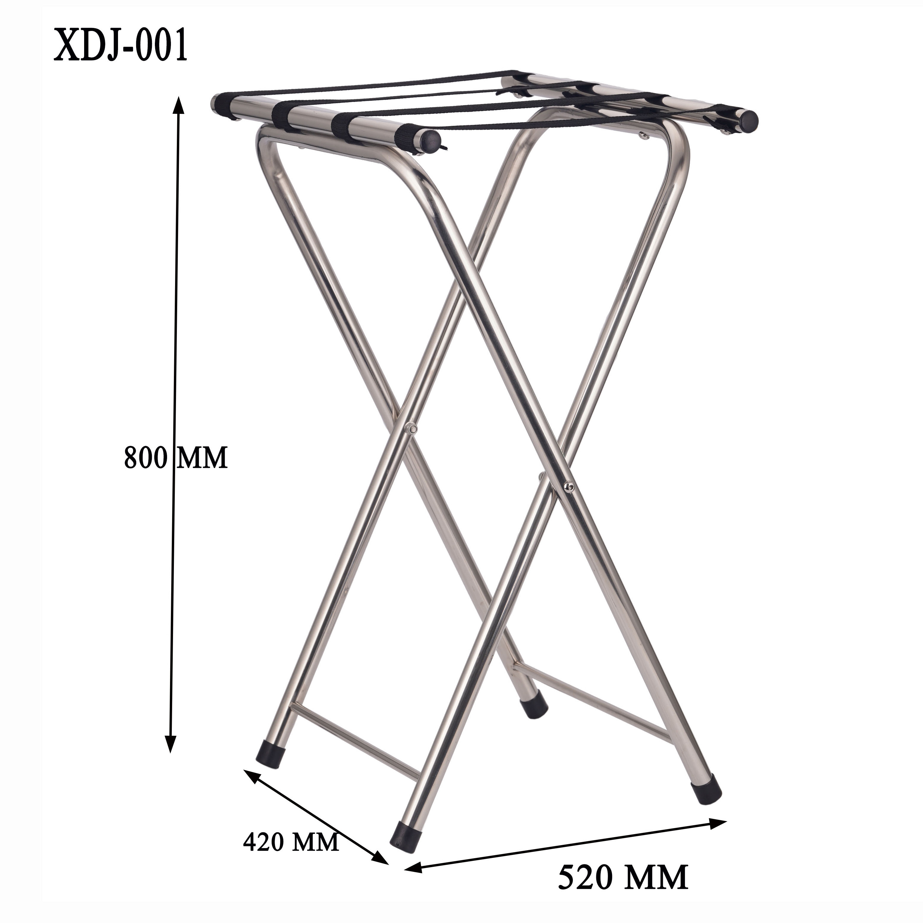 Shoe Shelf Stable Durable Suitcases Racks Foldable Baggage Holder Steel Luggage Rack Easy Packaging