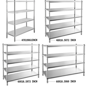 stainless steel shelves storage rack restaurant  shelving kitchen shelf