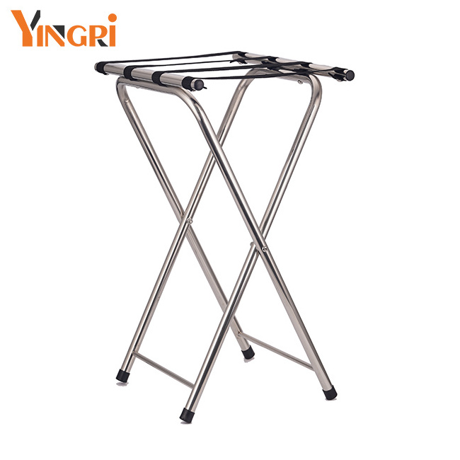 Hotels stainless steel folding Strong metal Baggage Carrier luggage rack