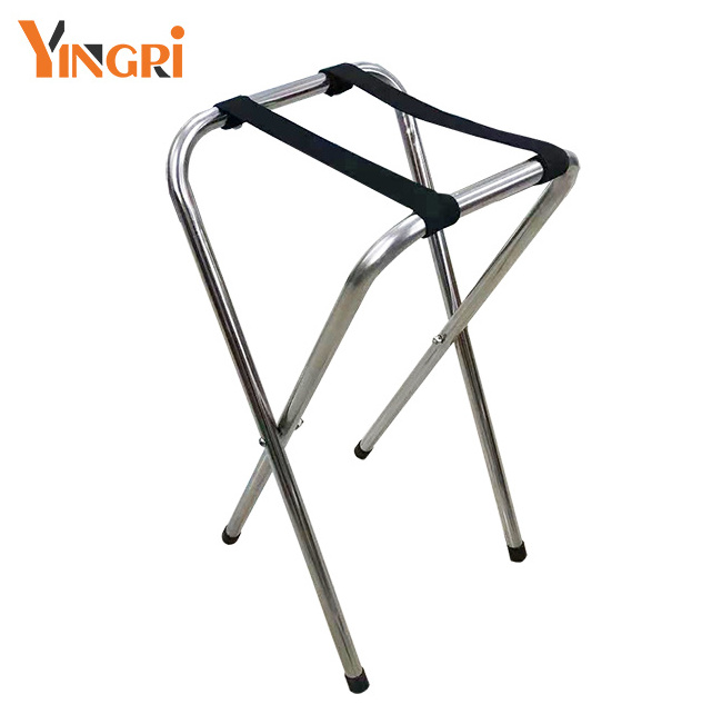 Hotels stainless steel folding Strong metal Baggage Carrier luggage rack