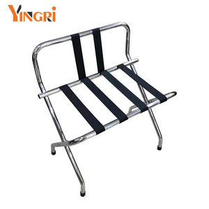 Hotels stainless steel folding Strong metal Baggage Carrier luggage rack