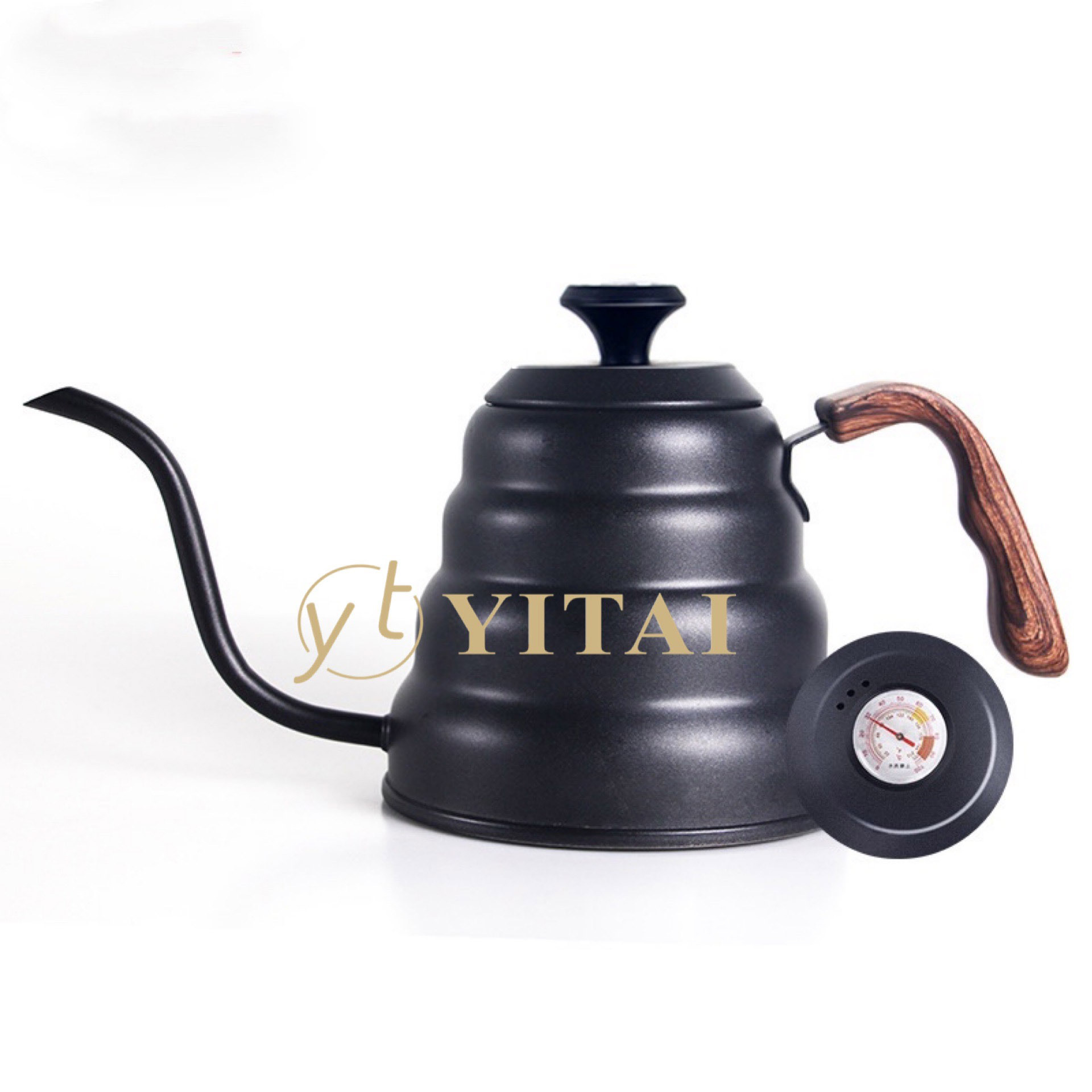 Gooseneck Kettle Temperature Control Stovetop Kettle with Thermometer Perfect for Tea Home Brewing Baristas