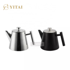 2022 New 600ML 1000ML Double Wall Insulated Stainless Steel Tea Pot And Teapot With Infuser