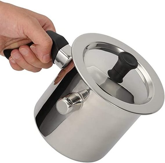 Factory Hot sales belly shape stainless steel double wall cooking pot whistling milk boiling pot