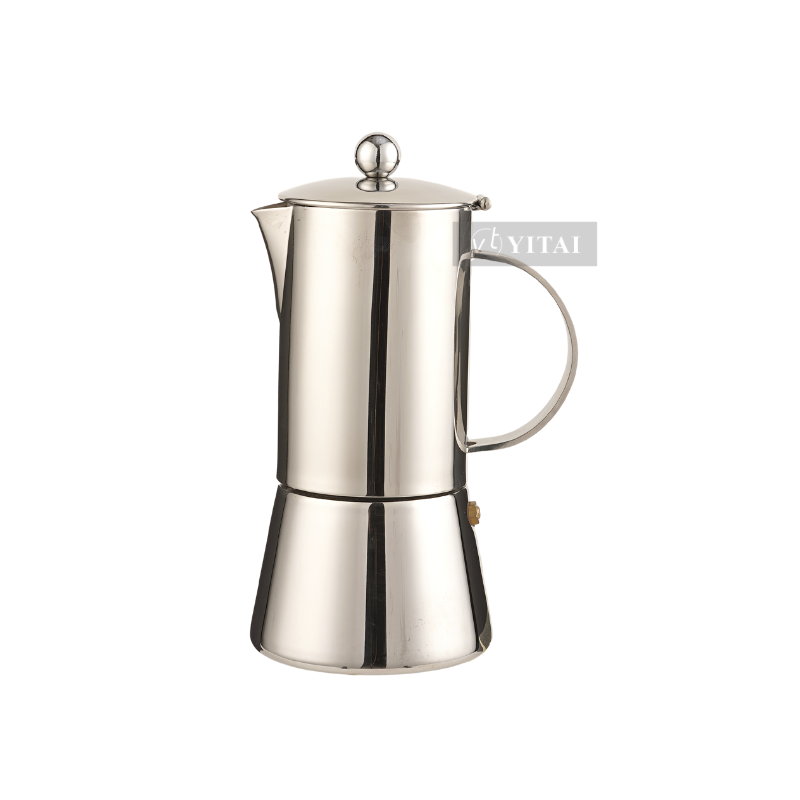 Stovetop Espresso Maker Stainless Steel 304 Italian Coffee Maker Moka Pot Induction Coffee Machine Cafe Percolator Maker 6Cups