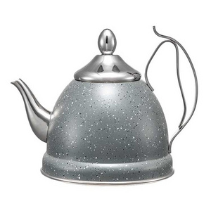 Hot Sell Lid Silver Polished Infusing Stainless Steel 1000ML Kettle Tea Infuser Warmer Infusers Stainless Steel 304 Teapot