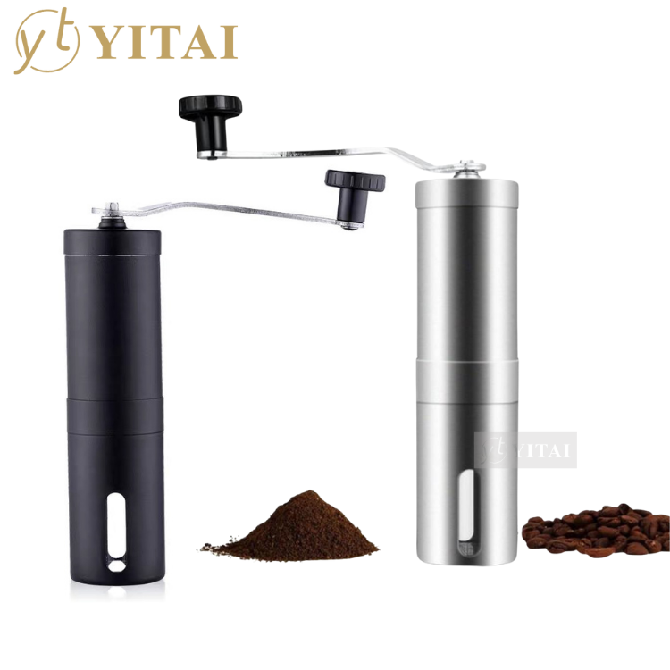 Manual Coffee Grinder maker Burr Mill Stainless Steel Premium Ceramic Burr Coffee Grinder