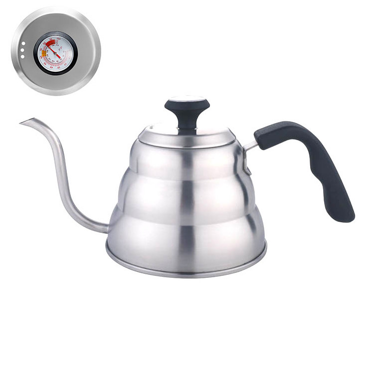 Yitai Factory High-quality Customized 1.0L/1.2L Stainless Steel Pour Over Gooseneck Kettle Coffee and Tea Kettle