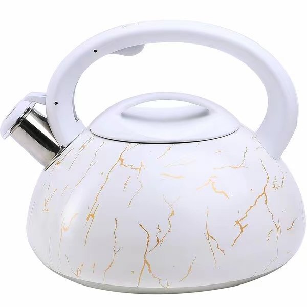 3.0L Whistling Tea and Water Kettle Tea Kettle Gas Induction Stovetop SS 304/201 Material New Latest Design Garden Kettle