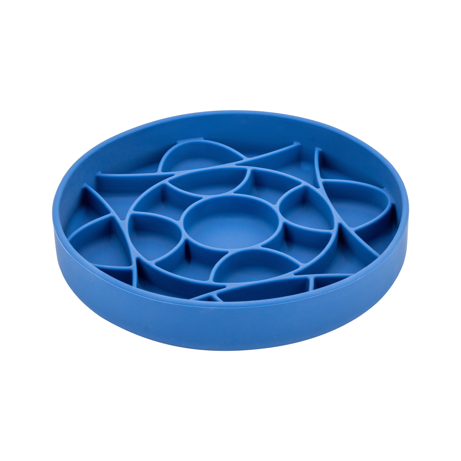 Non-Slip Slow Feeder Silicone Dog Bowl with Suction Cups Anti-Gulping Pet Slower Food Feeding Bowls