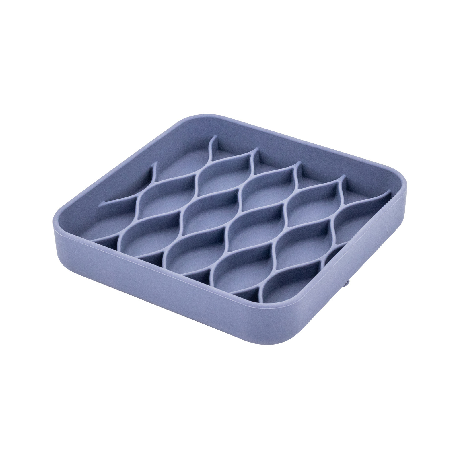 Non-Slip Slow Feeder Silicone Dog Bowl with Suction Cups Anti-Gulping Pet Slower Food Feeding Bowls