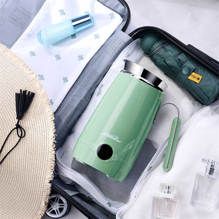 0.5 Litre Electric Kettle Hot Water Heater Bottle Cute Portable Multipurpose  No Base Stainless Steel Kettle With decoration