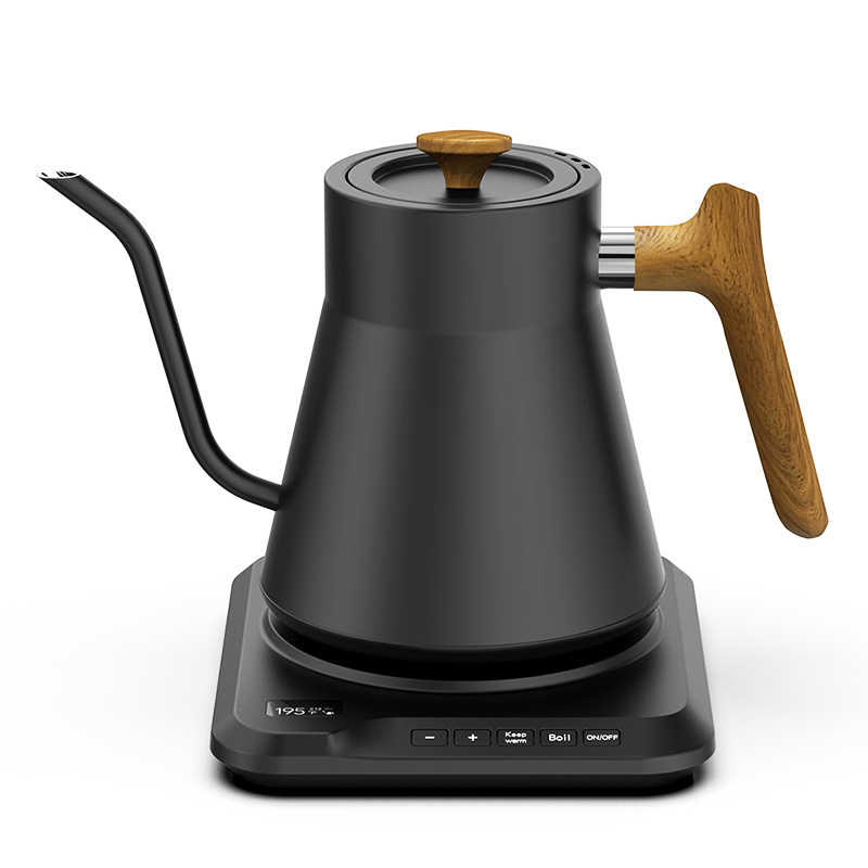 Electric Teapot Digital Kettle Wholesale Black Coffee Kettle Automatic Tea Kettles With Teapot Set