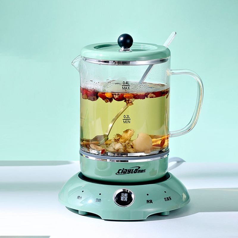 Small Glass Teapot With Tea Warmer Teapot Multi Function Electric Kettle For Boiling Water 110V 220V