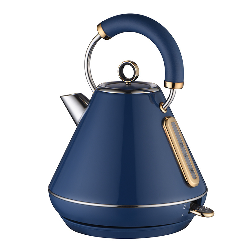 304Stainless Kettle Small Electric Traditional Vector Pyramid Kettle Tea Kettle Electric Hot Water Boiler