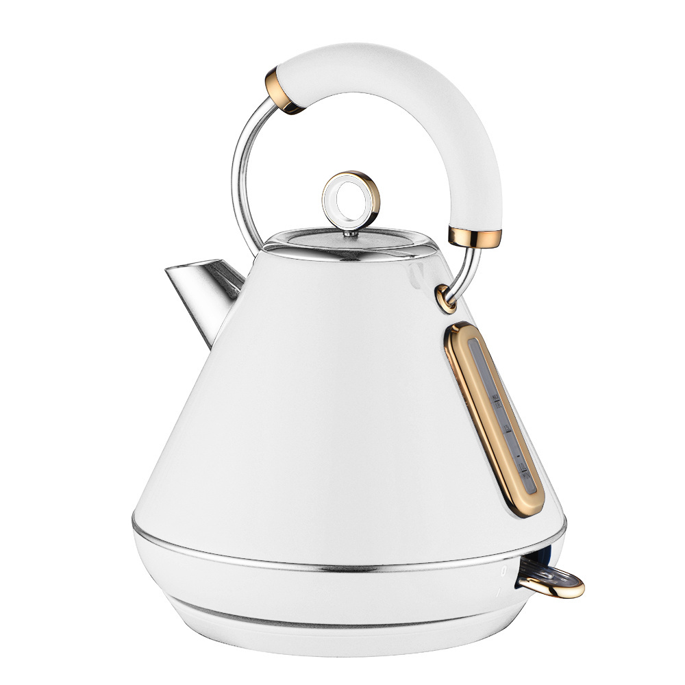 304Stainless Kettle Small Electric Traditional Vector Pyramid Kettle Tea Kettle Electric Hot Water Boiler