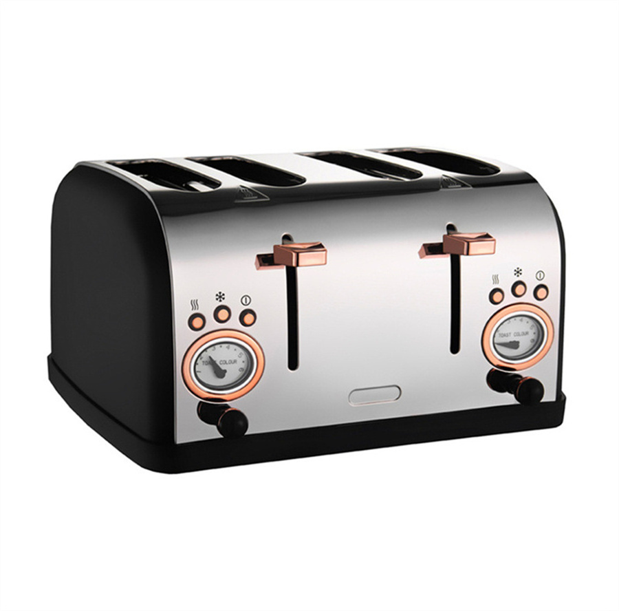 Oem/ Odm Toaster 4 Slices Toaster 304 Stainless Steel Long Slot Custom Clear White Toaster Oven