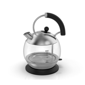 Electric glass kettle 1.7L tea water coffee teapot transparent kettle stainless steel clear glass kettle kitchen