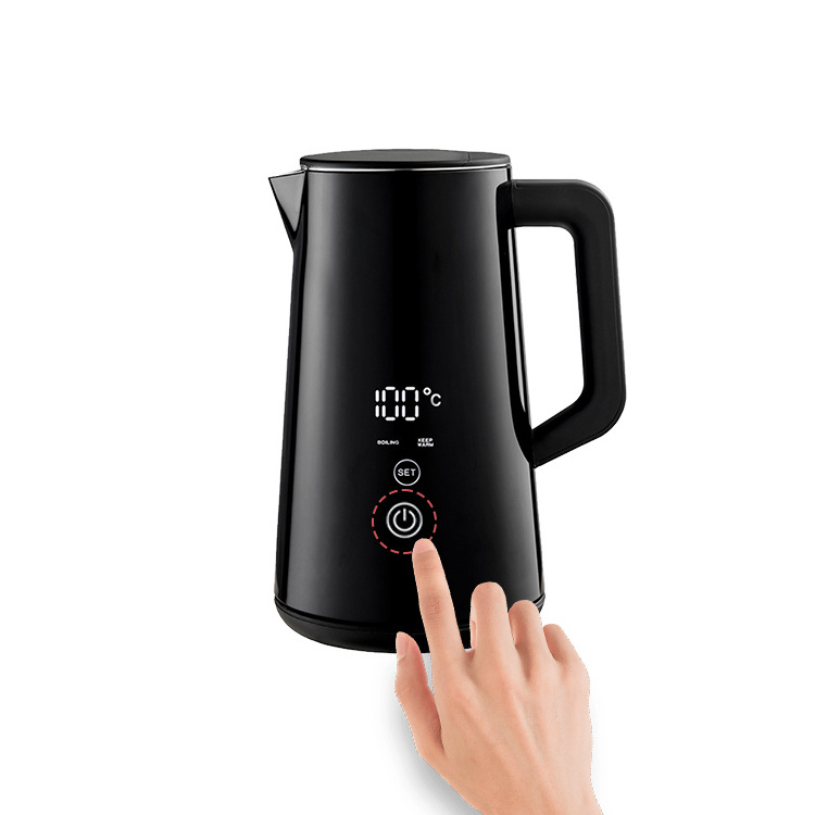 Electrical Fast Boiling Automatic Milk And Tea Water Kettle Best Touch Screen Double Wall Wifi Water Boiler