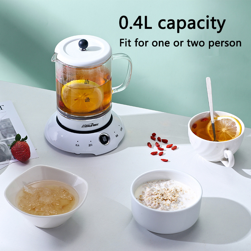 Small Glass Teapot With Tea Warmer Teapot Multi Function Electric Kettle For Boiling Water 110V 220V