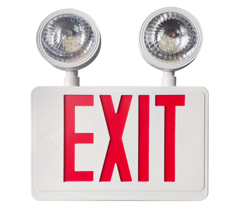 Global Best-seller Exit Light With Emergency Lights Exit Emergency Light Combo Exit Sign Combo for Buildings and Shopping Malls