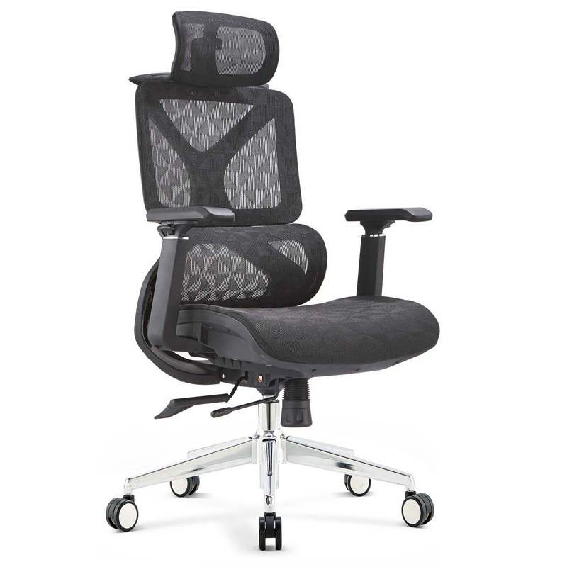 YOUDU Brand High Back Conference Best Ergonomic Back Design Mesh Office Chair 1 Piece Aluminum Modern Seat Height Adjustable