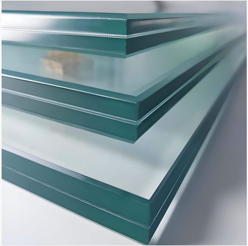 Chinese Factory Sale Customization Size laminated glass pvb laminated low iron clear tempered glass panel