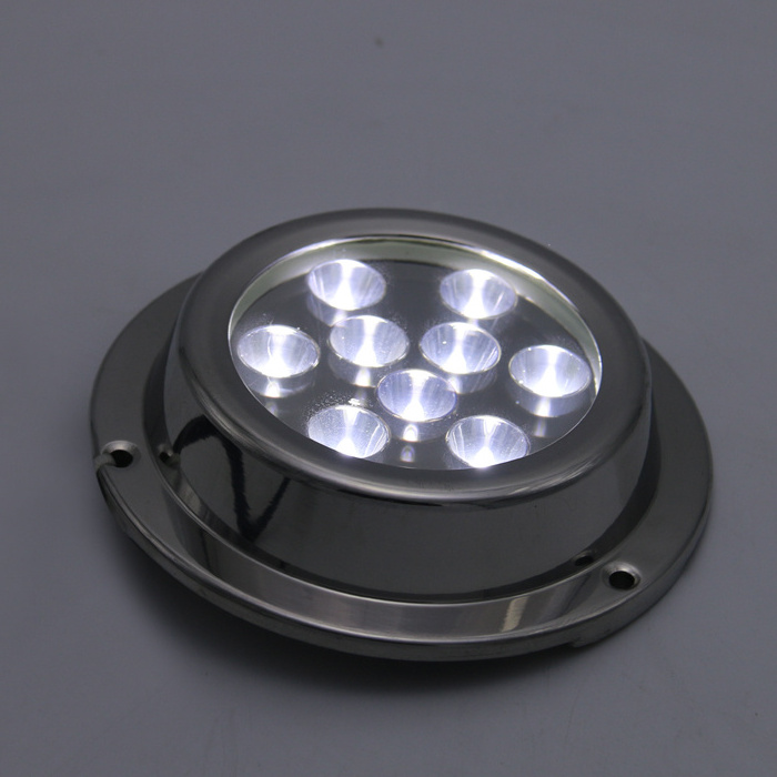 Yuefa CREELED underwater spotlight IP68 45w boat accessories marine navigation light marine 12v led light