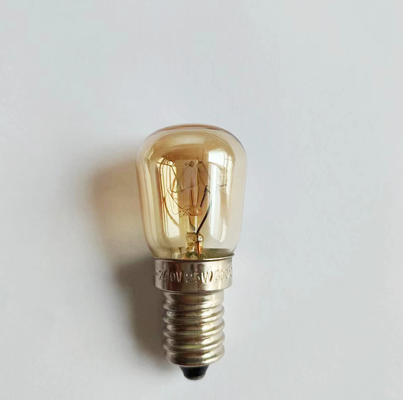 E12 E14 E17 B15 Refrigerate Bulb 120V 220V 230V Salt Lamp Bulb 7W 10W 15W 20W 25W Incandescent Indicator Bulbs T22 T25 T20 T18