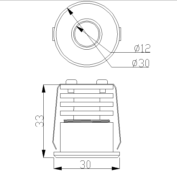 3W IP67 1 inch Cut-out 316 stainless Steel Multi Colors LED Down light for Boat Bathroom Kitchen RV Shower Room