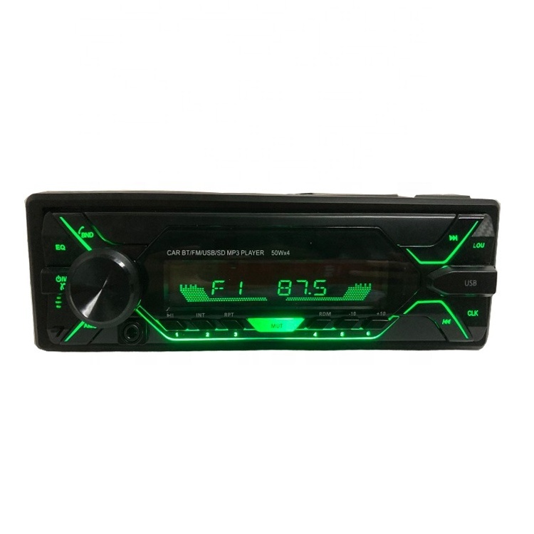 High Quality 1 Din Detachable Panel LCD Car Radio Hands Free Call USB Car Stereo 7 Colors Car Mp3 Player