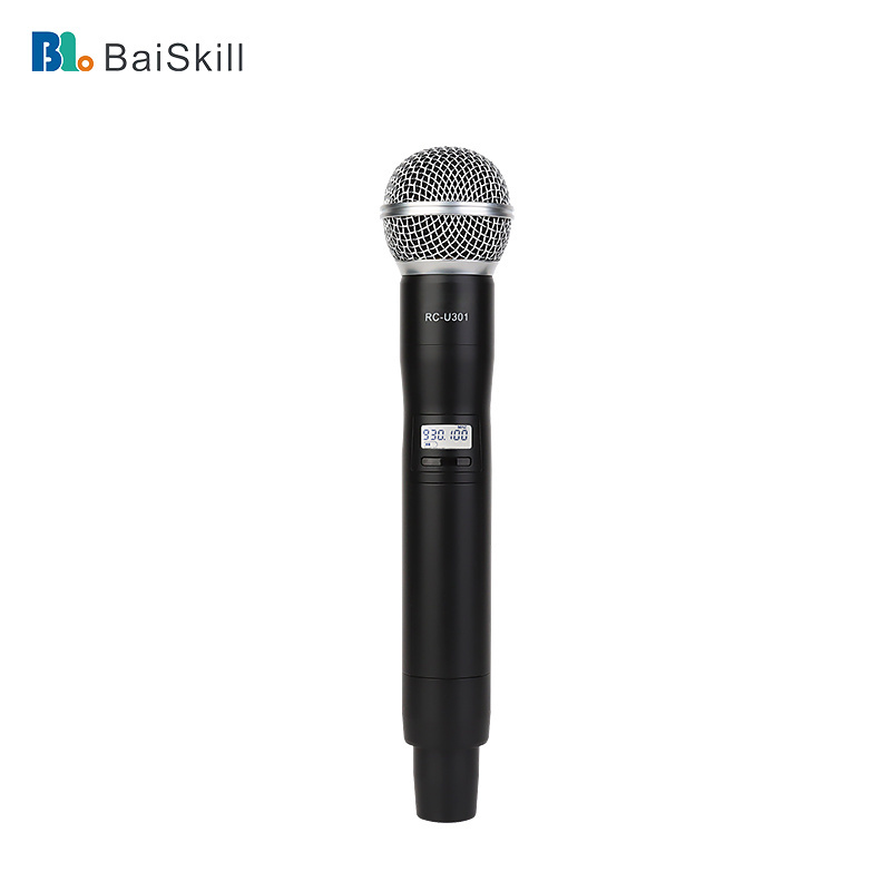 U301H-BK One To One Handheld Microphones Superior Sound Excellent Performance Simple Operation Microphone For Interview