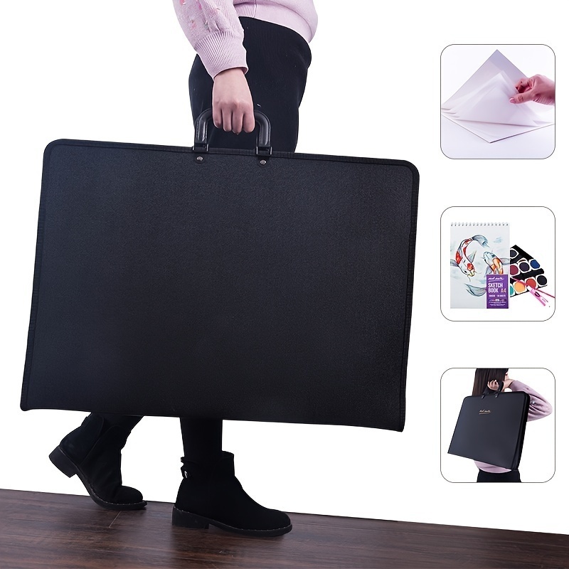 Hard Cover Presentation Ring Binder Painting Storage Bag A2 45X 62 cm Large PP waterproof Art Portfolio