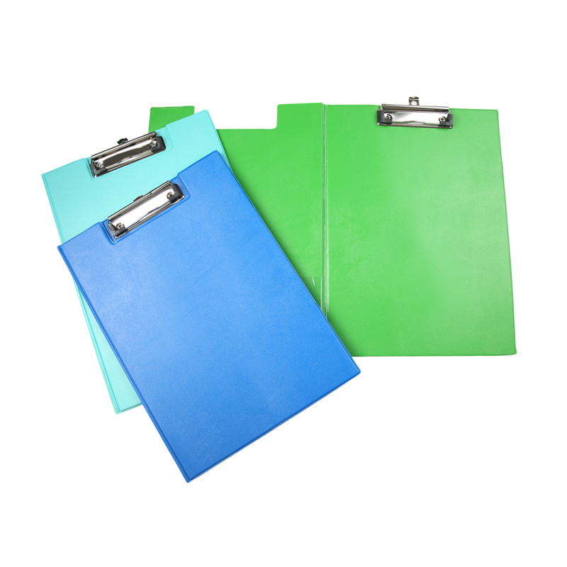 Custom Clipboard Folder A4 Size Thickness PP Or Pvc Plastic Storage Foldable Clipboard With Logo