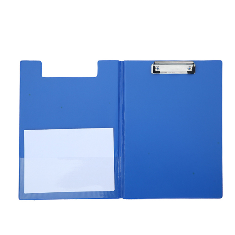 Custom Clipboard Folder A4 Size Thickness PP Or Pvc Plastic Storage Foldable Clipboard With Logo