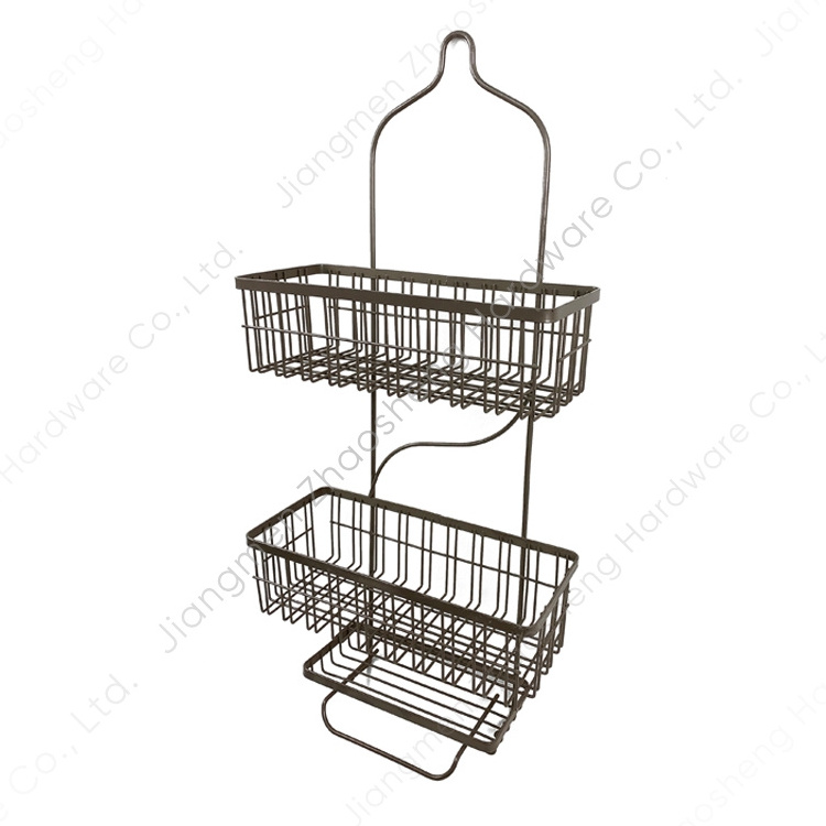 3 Tier Shower Shelf Without Drilling Bathroom Organizer Storage Shelf Basket Toilet Rack Rust Proof Shower Caddy Hanging