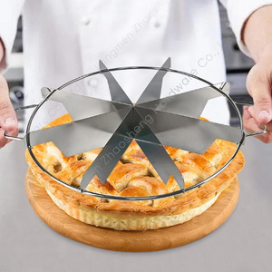 Baking Tool 6/7/8 Slice Cake Divider Portion Marker Home Kitchen Accessories Set Manual Dough Press Round Pizza Pie Cutter