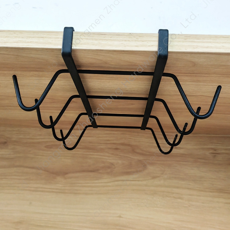 Undershelf Table Mug Tea Cup Hanger Under Cabinet Drying Rack Cup Stand Holder For Coffee Shop Home Kitchen Bar