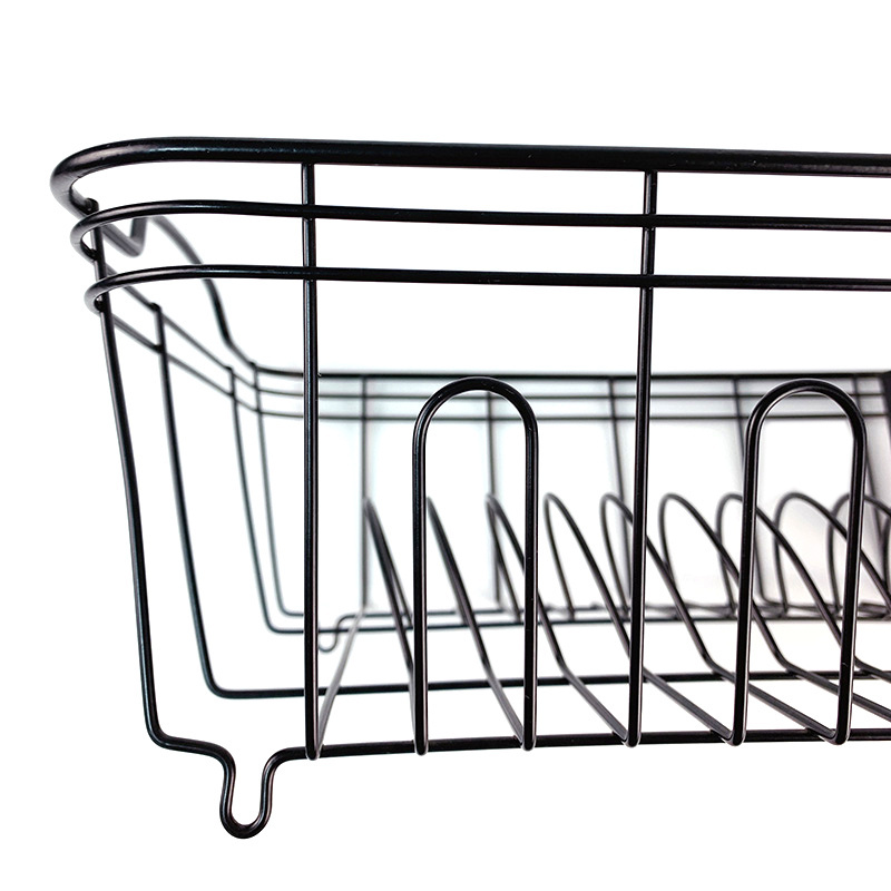 Metal Tableware Dish Drying Rack Multifunctional Plate Drainer Kitchen Storage Small Table Wire Steel Dish Rack