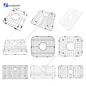 Custom Made Basin Rack Grating Farmhouse Wired Grate Mat Bottom Grid Protector Sink Grid for Stainless Steel Kitchen Sink