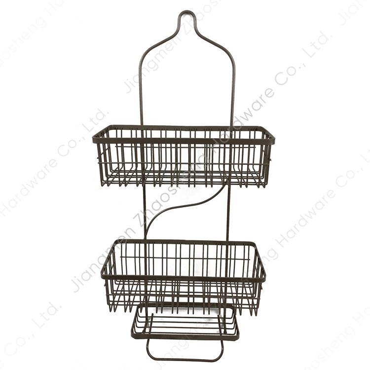 3 Tier Shower Shelf Without Drilling Bathroom Organizer Storage Shelf Basket Toilet Rack Rust Proof Shower Caddy Hanging