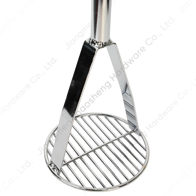 Cooking and Kitchen Gadget Bean Masher 36 In Round Potato Masher and Ricer with Vinyl Handle