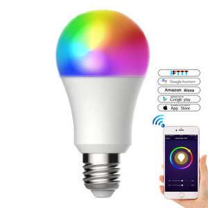 Smart Led Rgb Color Bulb Light E27 With Remote Control rgbcw home color changing led smart light bulb