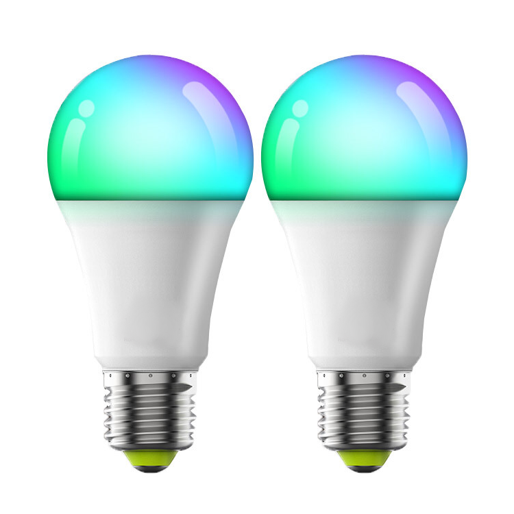 hot sales led home decoration tuya smart light bulb app control 2700k-6500k rgb wifi lamp e27 led lamp led smart light bulb