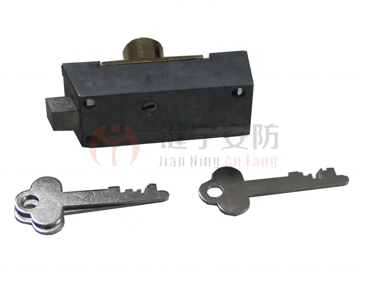 Two Keys Safe Deposit Locker Lock Single Nose  B2401