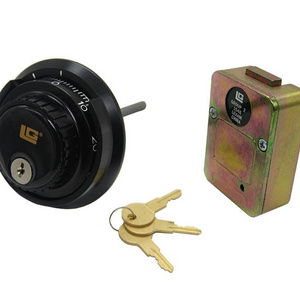 LA GARD Mechanical Combination Safe Lock with Key Locking Dial